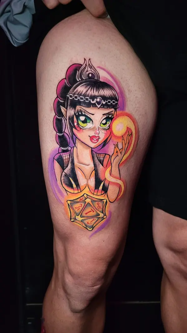 Tattoo work at Modified Tattoo Gallery in Winter Park, FL