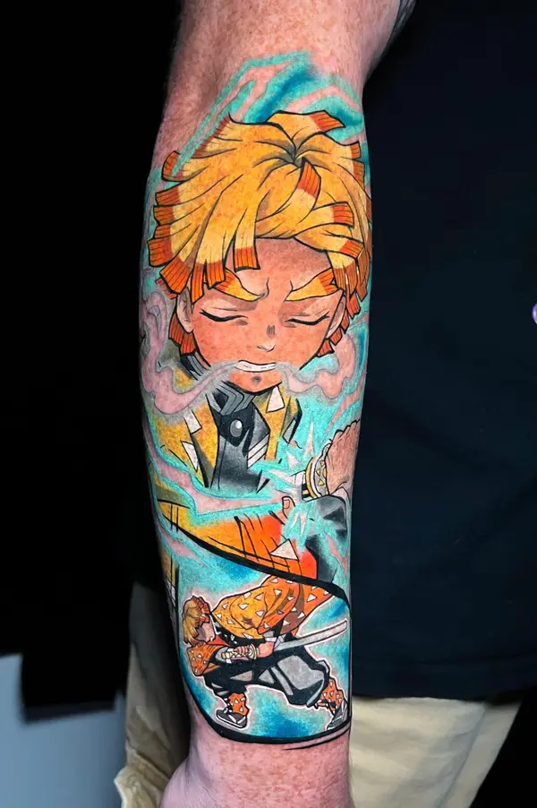 Tattoo work at Modified Tattoo Gallery in Winter Park, FL