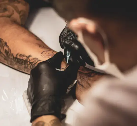 Tattoo work at Modified Tattoo Gallery in Winter Park, FL