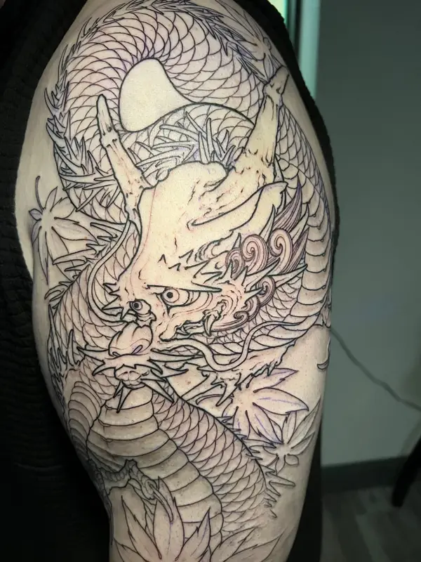 Tattoo work at Modified Tattoo Gallery in Winter Park, FL