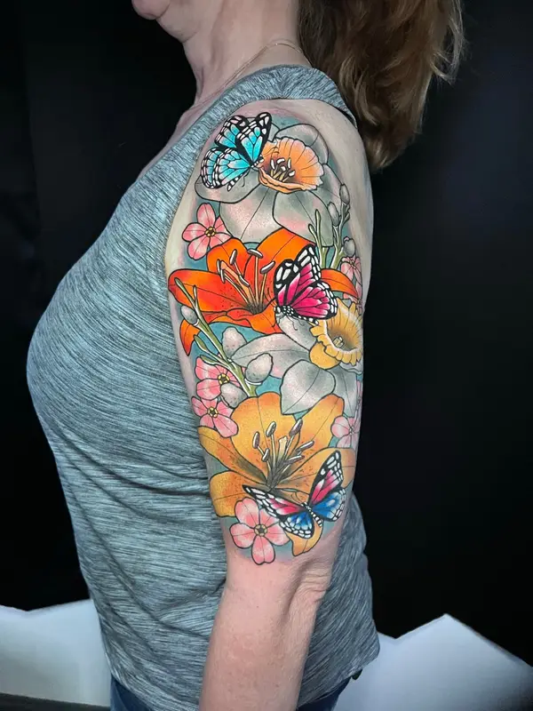 Tattoo work at Modified Tattoo Gallery in Winter Park, FL