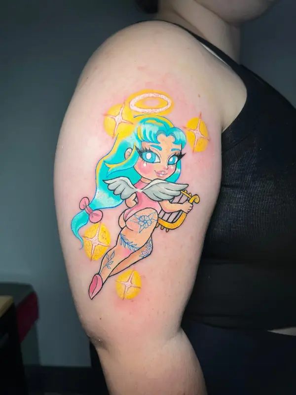 Tattoo work at Modified Tattoo Gallery in Winter Park, FL