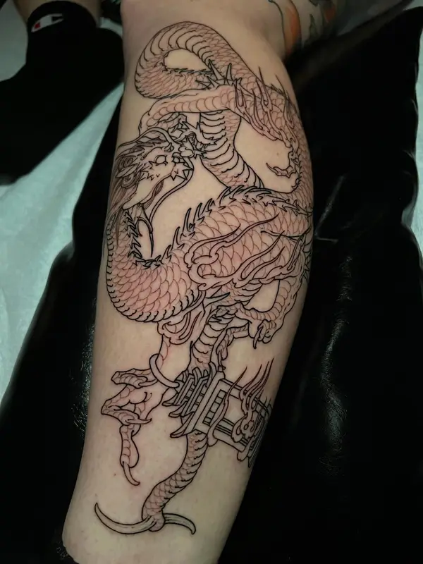 Tattoo work at Modified Tattoo Gallery in Winter Park, FL