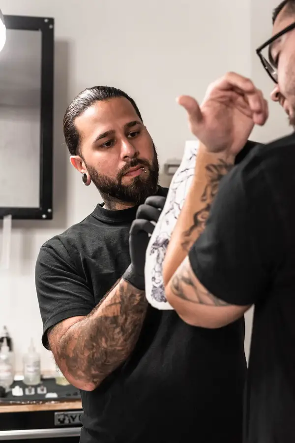 Tattoo work at Modified Tattoo Gallery in Winter Park, FL