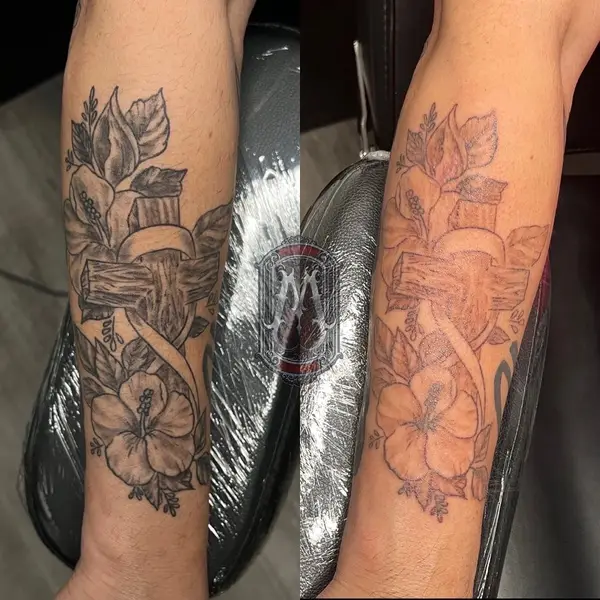 Tattoo work at Modified Tattoo Gallery in Winter Park, FL