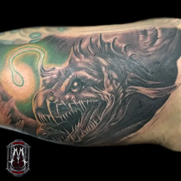 Tattoo work at Modified Tattoo Gallery in Winter Park, FL