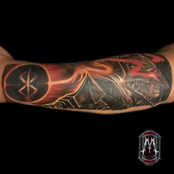 Tattoo work at Modified Tattoo Gallery in Winter Park, FL
