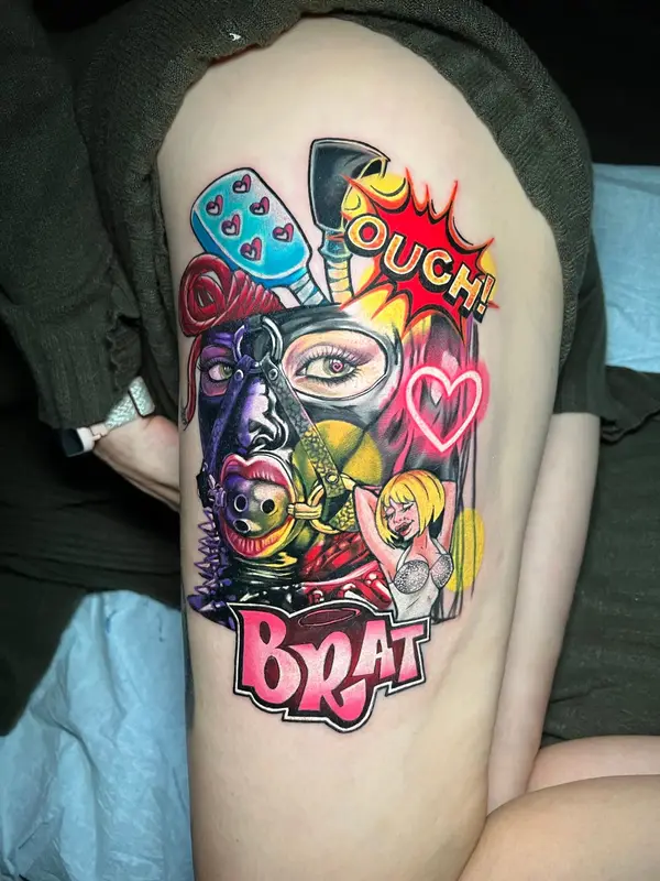 Tattoo work at Modified Tattoo Gallery in Winter Park, FL